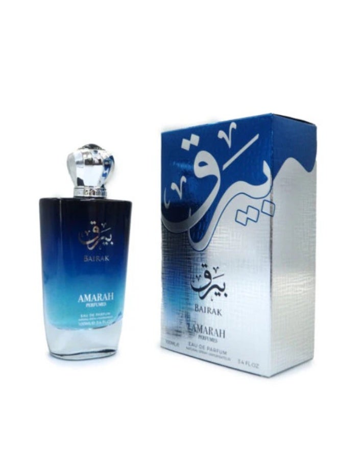 AMARAH Perfumes Bayraq Eau De Parfum 100ml Unisex Luxury Perfume Long Lasting Fragrance Premium Oriental Floral Woody Scent with Apple Grapefruit Jasmine Orange Blossom Ylang Rose Vanilla Musk Tonka Bean Ambergris Elegant Gift Perfume for Women and Men Daily Wear Special Occasions - Image 1